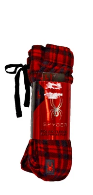 Calça de Dormir Spyder Polar Fleece Masculina Xadrez Pijama Tamanho Grande Vermelha Preta Nova! Novo com etiquetas - Imagem 1 de 3