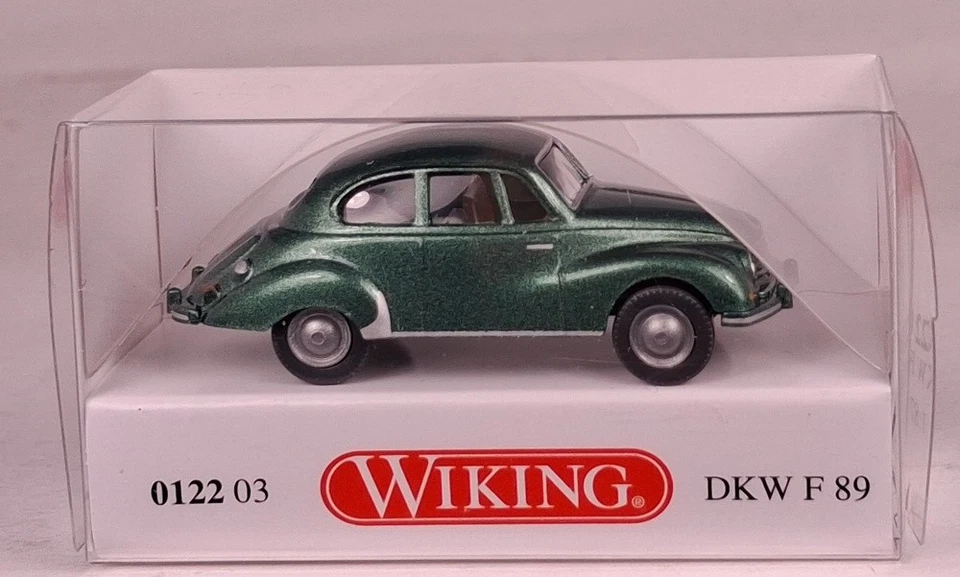 Dkw F 89 (Verde Metallico) 1950-54 1:87 Wiking In Ovp - Immagine 1 di 1