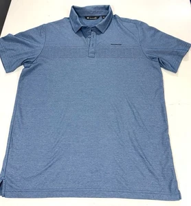 Travis Mathew Men's Blue Chest Stripe Polo shirt size XL Golf - Picture 1 of 6