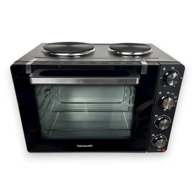 Hanseatic HMO366BKB Kleinküche Doppelkochplatte 2940 W - Bild 1 von 4