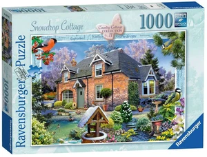 Ravensburger 19768 Jigsaw Puzzle 1000 pcs. Snowdrop Cottage 70 x 50 cm. NEW BOX - Picture 1 of 7