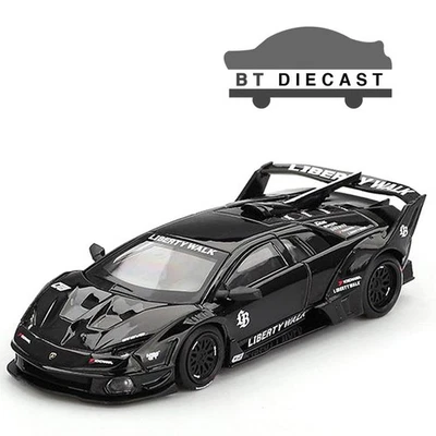 MINI GT LAMBORGHINI LB-SILHOUETTE WORKS MURCIELAGO GT 1/64 EVO BLACK MGT01053 - Image 1 of 4