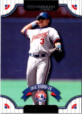 2002 Donruss Jose Vidro #106 Montreal Expos Baseball Card - Image 1 of 2