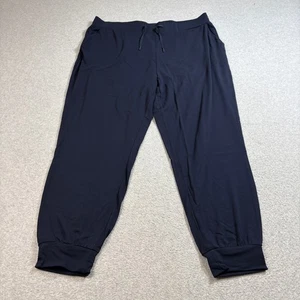 Cozy Earth Jogger Pants Mens 3XL Navy Brushed Bamboo Tall Lounge Lightweight New - Picture 1 of 10