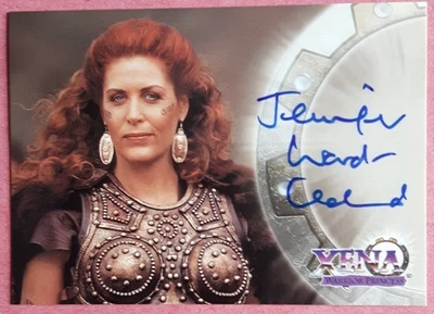 XENA WARRIOR PRINCESS: JENNIFER WARD-LEALAND AS 'BOADICEA' AUTO CARD - Image 1 of 4