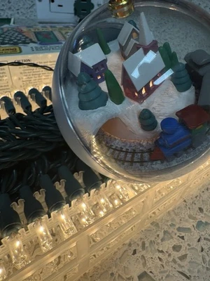 NEW VTG 100 GE CHRISTMAS LIGHTS for Hallmark Magic Ornaments Legacy Cord Option - Image 1 of 4