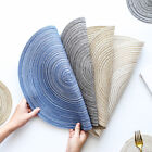 18/36cm Round Braided Placemats Table Mats For Dining Tables Woven Home Decor