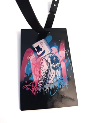 Etiqueta para libro de equipaje Dj Marshmellow Gaming Fortnite Foto 1 de 4