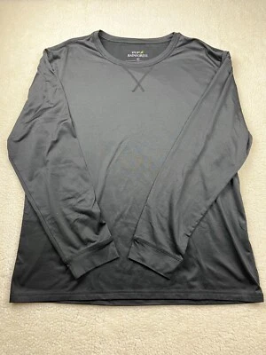 Camisa RFX Rainforest Para Hombres Pullover Extra Grande Regular Manga Larga Cómoda Negra Foto 1 de 4