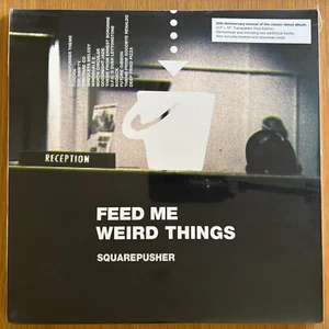 SQUAREPUSHER Feed Me Weird Things REISSUE DOUBLE LP+10 INCH SEALED 2021 WARP - Picture 1 of 2