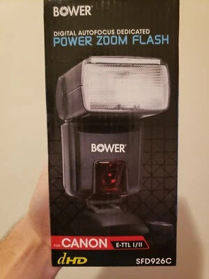 TTL Dedicated Autofocus Power Zoom Flash for Canon DSLRs (BRAND NEW) - Image 1 of 4