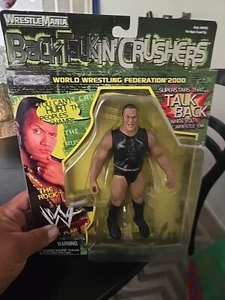 1999 WWF WWE Jakks Rock Back Talkin Crushers Wrestling Figur Dwayne Johnson  - Bild 1 von 5