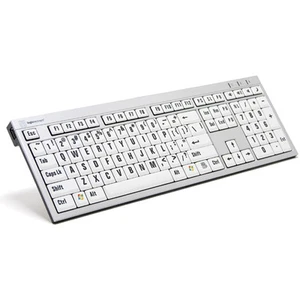 LogicKeyboard Large Print Black on White Keyboard Mode: LKB-LPRNTBW-AJPU - Picture 1 of 1
