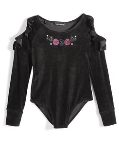 Nowadays Girls Black Bodysuit - Picture 1 of 1