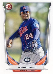 (50) Lote de tarjetas de novato 2014 Bowman Draft Picks MIGUEL SANO #TP2 gemelos - Imagen 1 de 1