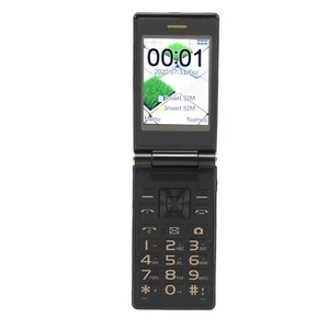 Unlocked Flip Cell Phone 2G Large Keys Loud Sound For Seniors SOS Flashlight - Picture 1 of 10