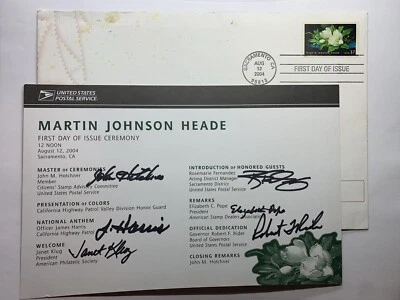 2004 COVER AND COLLECTABLE WITH FIRST DAY OF ISSUE CEREMONY SIGNATURES - Image 1 of 4