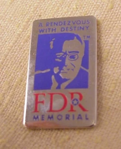 FDR Memorial A Rendezvous with Destiny Lapel Hat Pin Charles Products Inc. - Picture 1 of 2