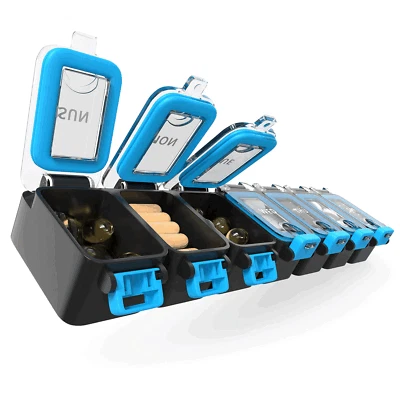 BEXEEN Weekly Medicine Pill Organizer Waterproof 7 Day Large Pill Box Daily Pill Case