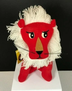 Vintage Dakin Holiday King Lear Lion Red Plush with Original Tag - #2577 - Picture 1 of 9