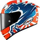 Suomy SR-GP Dovi Replica No Logo Motorcycle Helmet Blue/Red