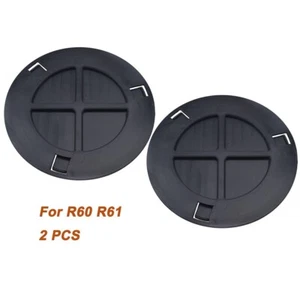 Lid Wheelhouse Cover Accessories 2Pcs 51719802413 ABS Black For Mini R60 R61 - Picture 1 of 3
