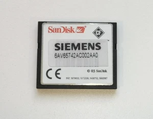 SIEMENS SANDISK | Compactflash 32MB | 6AV6574-2AC00-2AA0 - Bild 1 von 2