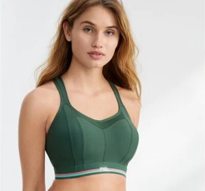 REGGISENO SPORTIVO PANACHE 7341R WIRELESS RACERBACK VERDE FORESTA TAGLIA 36G - Foto 1 di 11