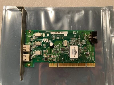 Dell F4582 2-Port PCI FireWire Adapter Card 0F4582 - Image 1 of 3