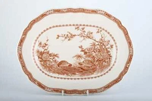 Furnivals - Quail - Brown - Oval Platter - 140773Y - Picture 1 of 1