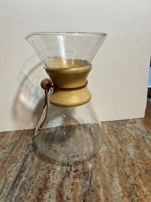 "Cafetera vintage de vidrio Pyrex Chemex para verter más de 9""" Foto 1 de 4
