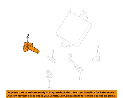 Sistema de encendido eléctrico Impreza SUBARU OEM 04-05 - Bobina de encendido 22433AA551 Foto 1 de 2