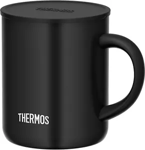 Thermos Japan Thermal Mug Cup 350ml Espresso Coffee Tea Cold JDG-350C Black - Picture 1 of 3