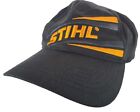 STIHL Outfitters Black Orange Logo Hat Cap NWOT Powertools Chainsaws Lawn Care