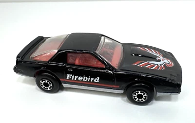 Pontiac Firebird SE 1982 Matchbox negro vintage Foto 1 de 4