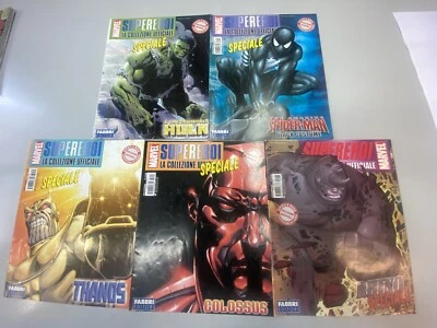 FABBRI MARVEL EAGLEMOSS FASCICOLI SPECIALE THANOS HULK SPIDERMAN RHINO COLOSSUS - Immagine 1 di 4