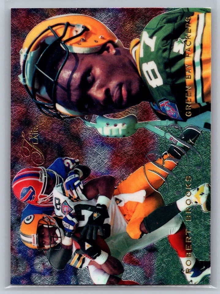 1995 Flair #73 Robert Brooks PACKERS - Image 1 of 2