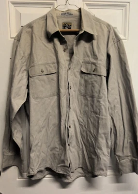 Vintage Pacific Crest Trail Wear Work Shirt Mens Large Beige - Image 1 of 4