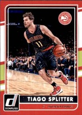 2015-16 Panini Donruss Base #7 Tiago Splitter Atlanta Hawks