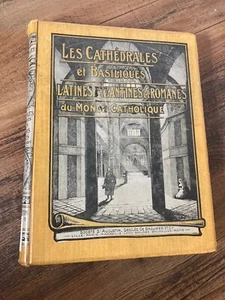 Les cathédrales et Basiliques French Antique Book - Picture 1 of 13