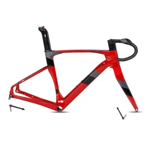 Carbon Fiber Road Bike Frame Disc Brake 700C Thru Axle 12*142mm XC-Racing Frame - Picture 1 of 32