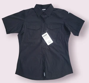 BlackHawk! Camisa Mujer Mediana LT2 Táctica Manga Corta Con Botones Negra Nueva Con Etiquetas - Imagen 1 de 9