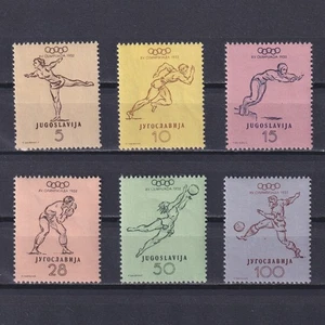 YUGOSLAVIA 1952, Sc# 359-364, Olympic Games, Helsinki, MH - Picture 1 of 2