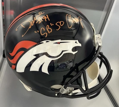 Casco Demarcus Ware Broncos Autografiado Firmado Tamaño Completo Rep Inscrito Certificado de Autenticidad JSA Foto 1 de 3