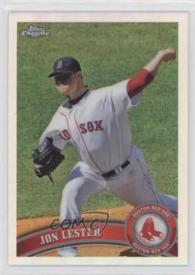 2011 Topps Chrome Refractor Jon Lester #55 - Image 1 of 2