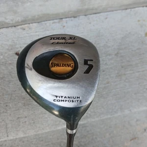 Spalding #5 Wood Titanium Golf Club Tour XL Limited Medium Firm Flex 41.5" - Picture 1 of 9