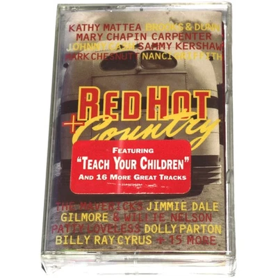 Red Hot + Country (Cassette Tape 1994) Country Folk Rock NEW SEALED - Image 1 of 4
