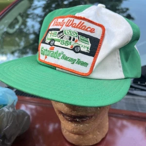 1983 Rusty Wallace Trucker Puff Hat Snapback Hat Baseball Cap Gatorade Racing - Picture 1 of 12