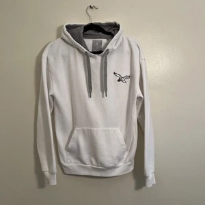 Philadelphia Eagles Adult Throwback Logo Victory Pullover Hoodie, White- Small - Picture 1 of 10