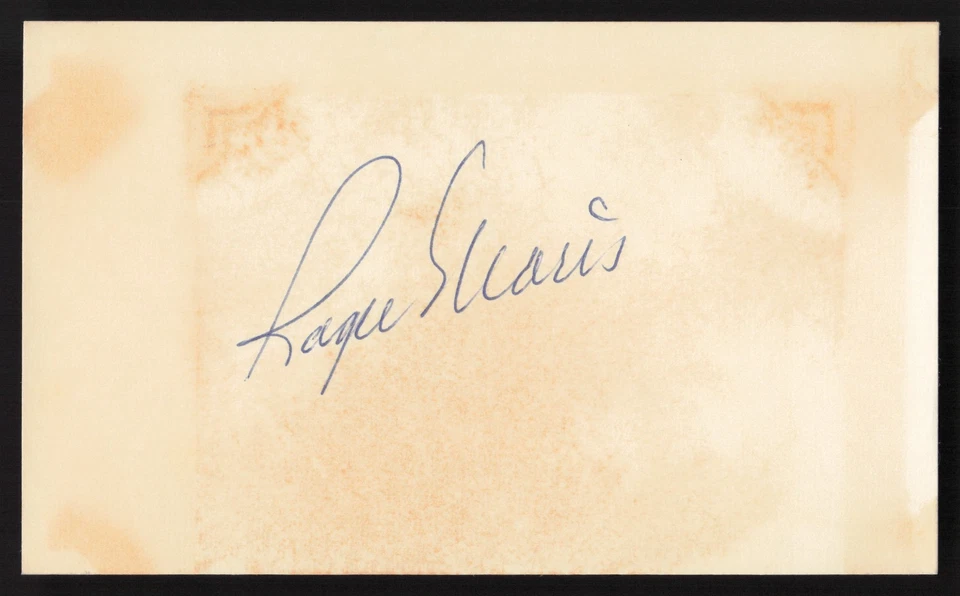 Roger Maris Auto Index Card - New York Yankees - Image 1 of 1